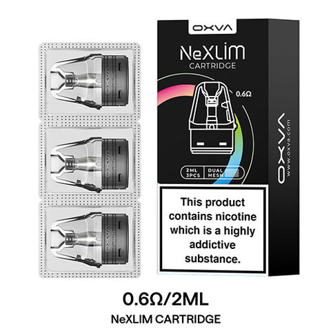 OXVA NeXlim Cartridge - Pod 2ml - Pod & Coil (3 Pack)