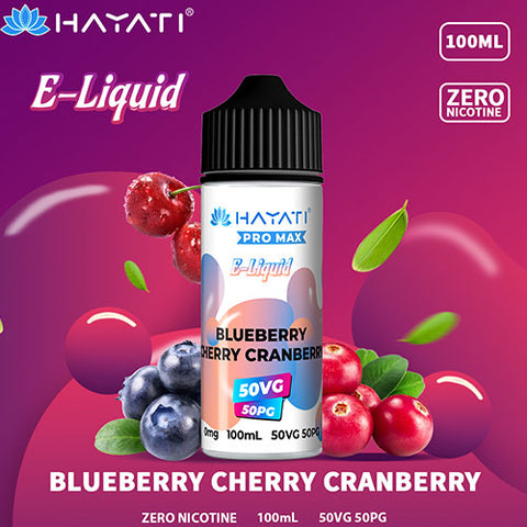 Blueberry Cherry Cranberry - Hayati Pro Max 50/50 - 100ml