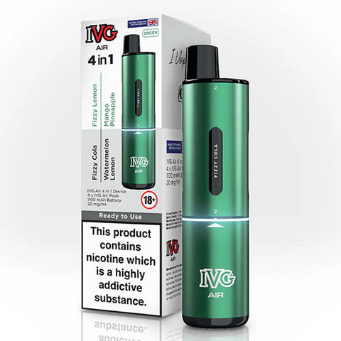 Green (Multi Flavour) - IVG Air 4 in 1 Starter Kit