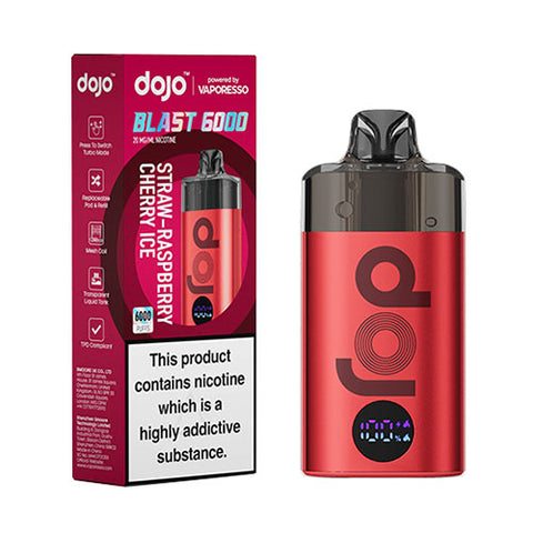 Straw-Raspberry Cherry Ice - Dojo Blast 6000 Kit