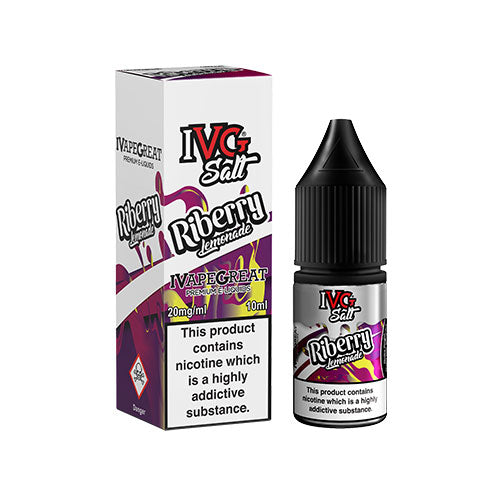 Riberry Lemonade - IVG Salts - CRAM Vape - Scunthorpe Vape Store and Doncaster Vape Store